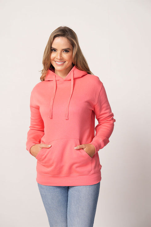 Coral Pink Cozy Hoodie