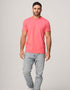 Coral Pink Half Sleeves T-Shirt