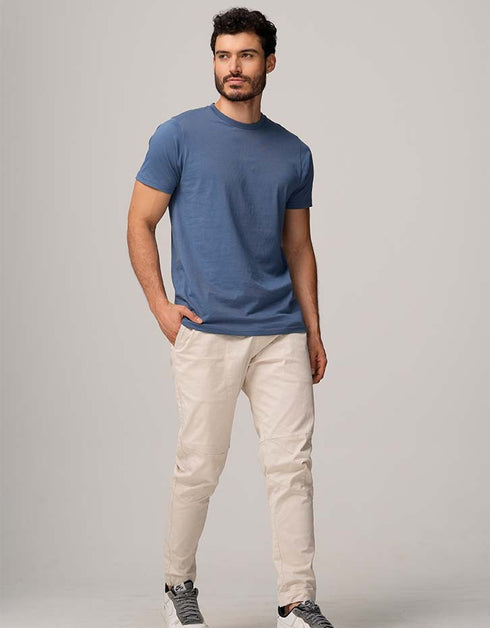 Denim Pink Half Sleeves T-Shirt