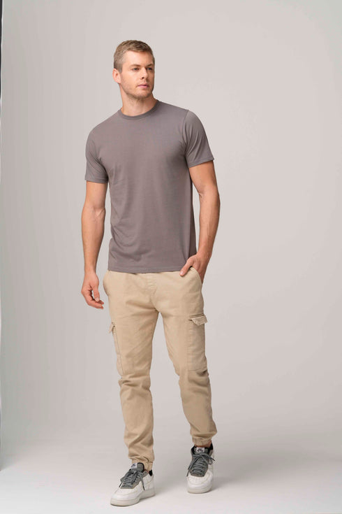 Steel Grey Half Sleeves T-Shirt