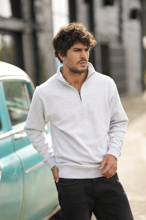 Quarter Zip Sweater