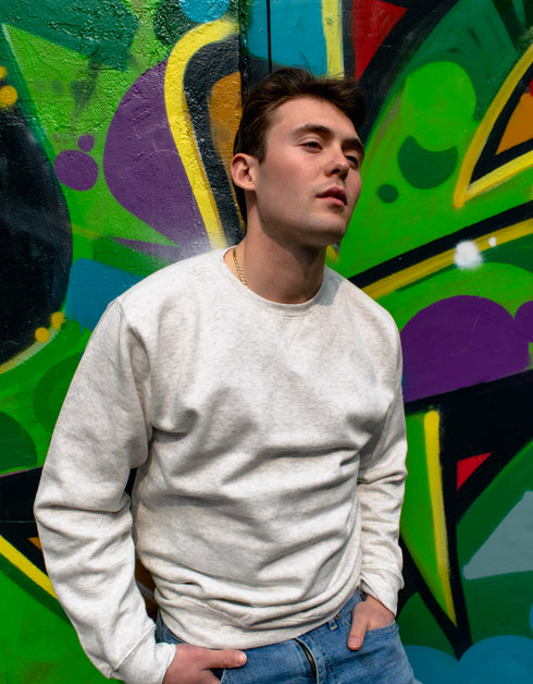 Oatmeal Pullover Sweatshirt