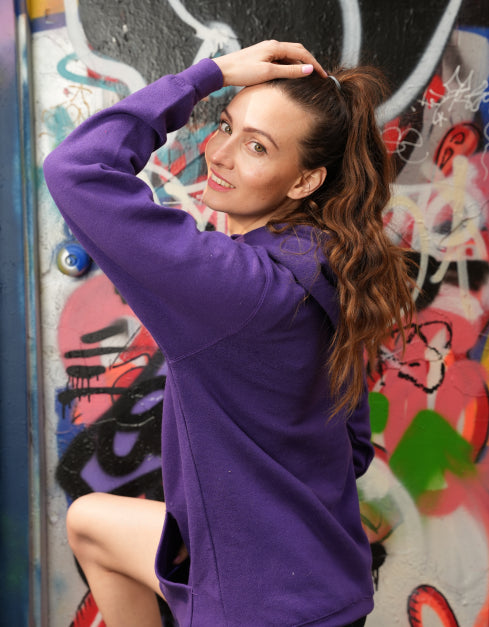 Dark Purple Cozy Hoodie