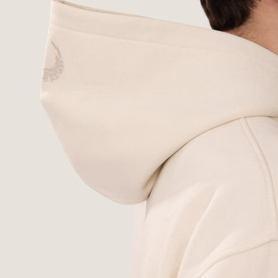 Ivory GhostWeight Hoodie